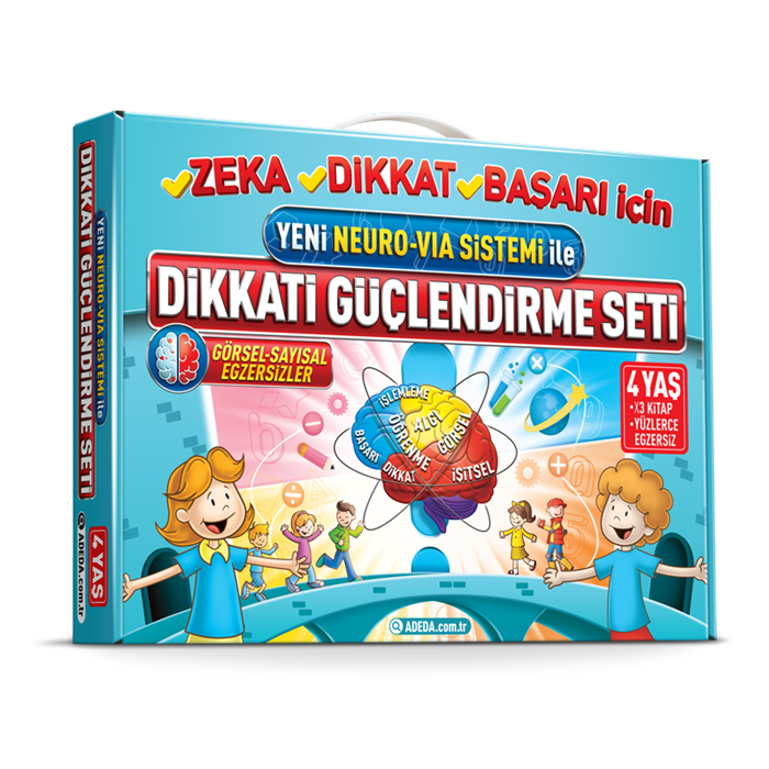 Adeda Yayıncılık Dikkati Güçlendirme Seti - 4 Yaş