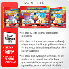 Adeda Yayıncılık Dikkati Güçlendirme Seti 5 Yaş