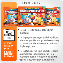 Adeda Yayıncılık Dikkati Güçlendirme Seti 6 Yaş