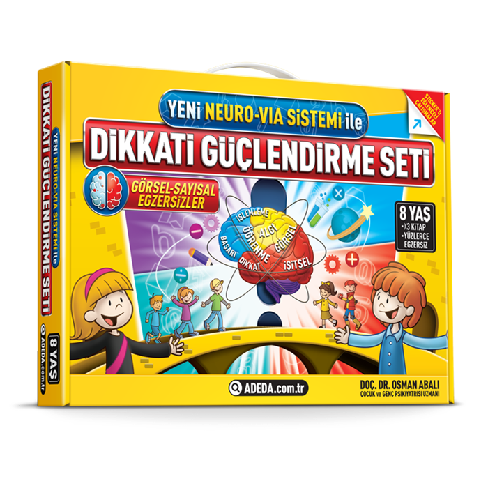 Adeda Yayıncılık Dikkati Güçlendirme Seti - 8 Yaş