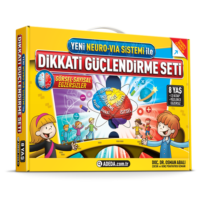 Adeda Yayıncılık Dikkati Güçlendirme Seti - 8 Yaş