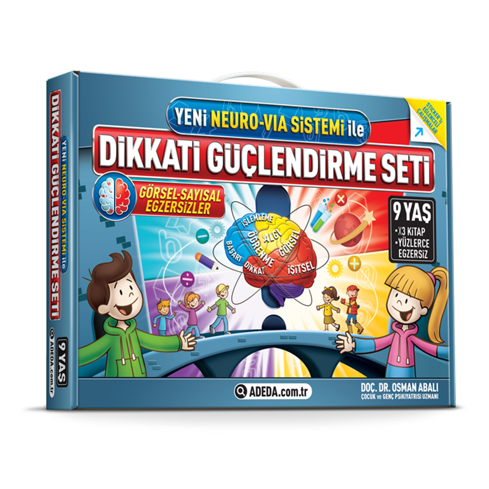 Adeda Yayıncılık Dikkati Güçlendirme Seti - 9 Yaş