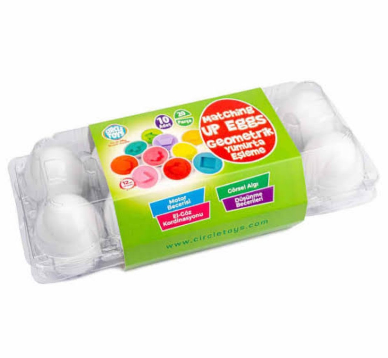 10 lu Geometrik Şekilli Yumurta