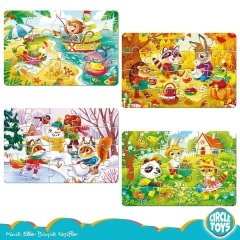 4 Mevsim Puzzle - 12,16,20,24 Parça