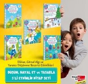 Düşün, Hayal Et ve Tasarla 5'li Etkinlik Seti (Dikkat, Görsel Algı ve Yaratıcı Düşünme