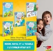 Düşün, Hayal Et ve Tasarla 5'li Etkinlik Seti (Dikkat, Görsel Algı ve Yaratıcı Düşünme