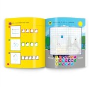 3-6 Yaş Dikkat Geliştiren Kodlama Kitabım Serisi YAZ-SİL (İnce Motor Becerileri, Dikkat Geliştirme, Yer Yön Kavramı, Matematiksel Beceriler)