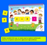 Cırt Cırtlı Matematik Kitabım: 3-6 yaş (Sayılar, Şekiller, Saatler, Örüntüler, Toplama, Çıkarma, Sudoku)