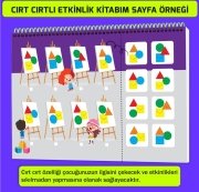 Dikkati ve Düşünme Becerilerini Geliştiren Cırt Cırtlı Etkinlik Kitabım: 4-6 yaş