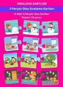 Sıralama Kartları – Konuşmayı ve Dikkati Geliştiren Puzzle (2-4 Yaş)