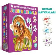 Circle Toys Lovely Puzzle Jungle Animals