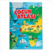 Eğlenceli Çocuk Atlası (Dev Boy, Karton Kapak, Renkli, Eğlenceli, Eğitici)