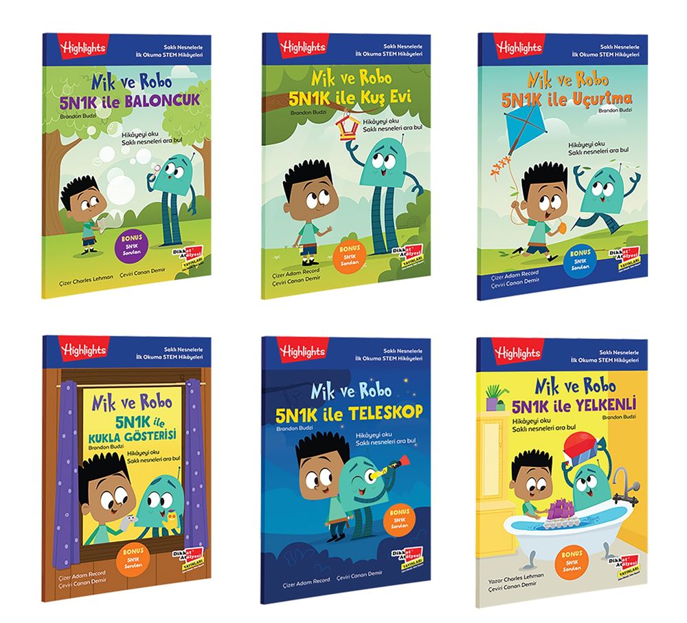 Nik ve Robo 5N1K 6'lı Set