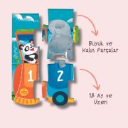 İlk Sayı Trenim / Cırt Cırtlı Yapboz ve Kitap Seti