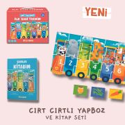 İlk Sayı Trenim / Cırt Cırtlı Yapboz ve Kitap Seti
