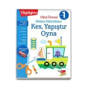 Okul Öncesi Makas Etkinlikleri Kes, Yapıştır, Oyna 4’lü Set