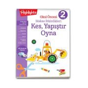Okul Öncesi Makas Etkinlikleri Kes, Yapıştır, Oyna 4’lü Set