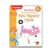 Okul Öncesi Makas Etkinlikleri Kes, Yapıştır, Oyna 4’lü Set