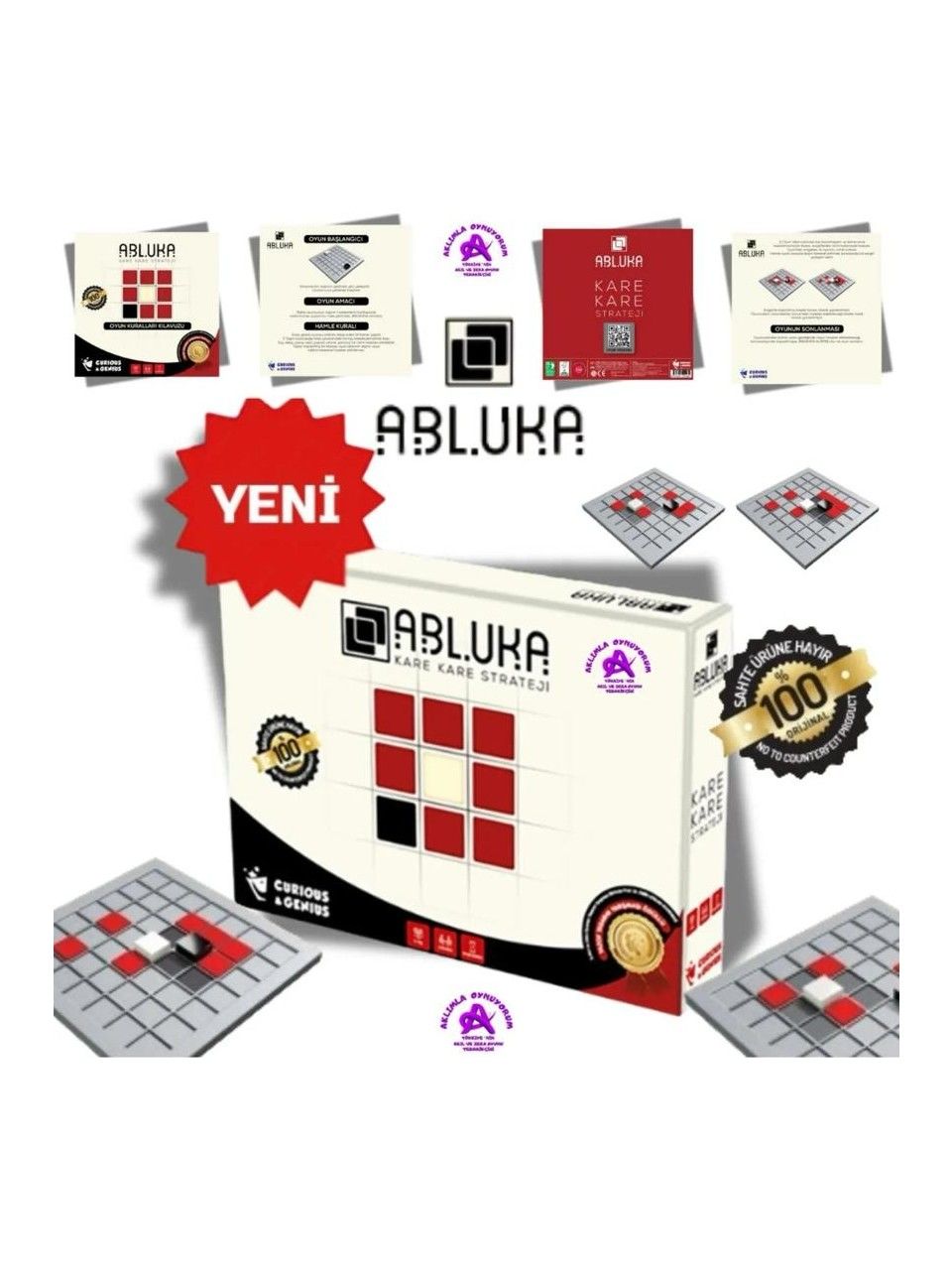 CURIOUS&GENIUS ABLUKA OYUNU ORJİNAL ÜRÜN