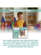 Magly Manyetik Yapı Blokları – Çocuklar Için Renkli 3 Boyutlu 72 Parça Manyetik Karo Oyun Seti