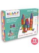 Magly Manyetik Yapı Blokları – Çocuklar Için Renkli 3 Boyutlu 72 Parça Manyetik Karo Oyun Seti