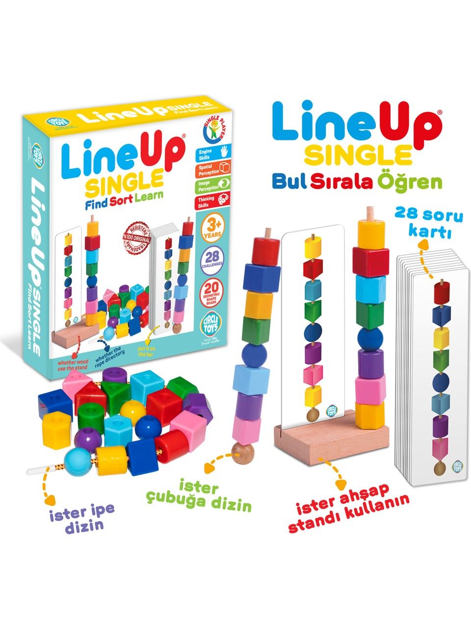 Line Up Single Bul Sırala Öğren - Tek Oyuncu
