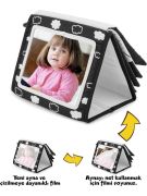 Tummy Time Hışırtılı Yumuşak Bez Aktivite Kitabı - Siyah Beyaz