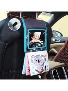 Tummy Time Hışırtılı Yumuşak Bez Aktivite Kitabı - Mavi Beyaz