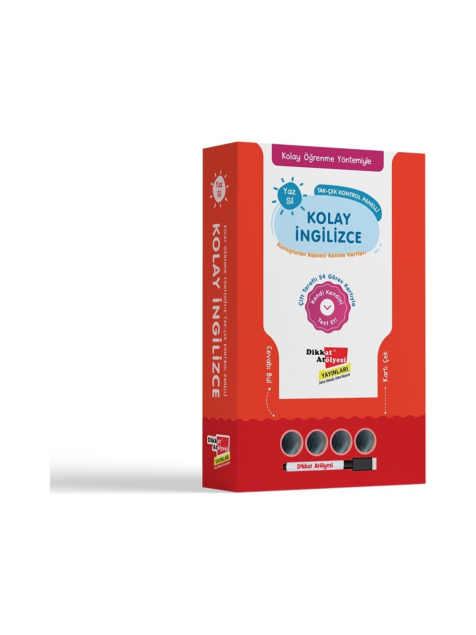 Kolay Öğrenme Yöntemiyle Kolay Ingilizce Konuşturan Resimli Kelime Kartları