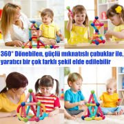 42 Parça Manyetik Çubuklar ve Toplar