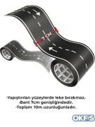 Otobant Eğitici ve Eğlenceli Yol Yapım Bandı - Çocuk Trafik Bantı - Road Tape Oyun Bandı