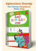 Sayıları Yazmayı Kolayca Öğreten Kitap | Sihirli Uçan Kalemli Oluklu (Kabartmalı) Sayılar Kitabı