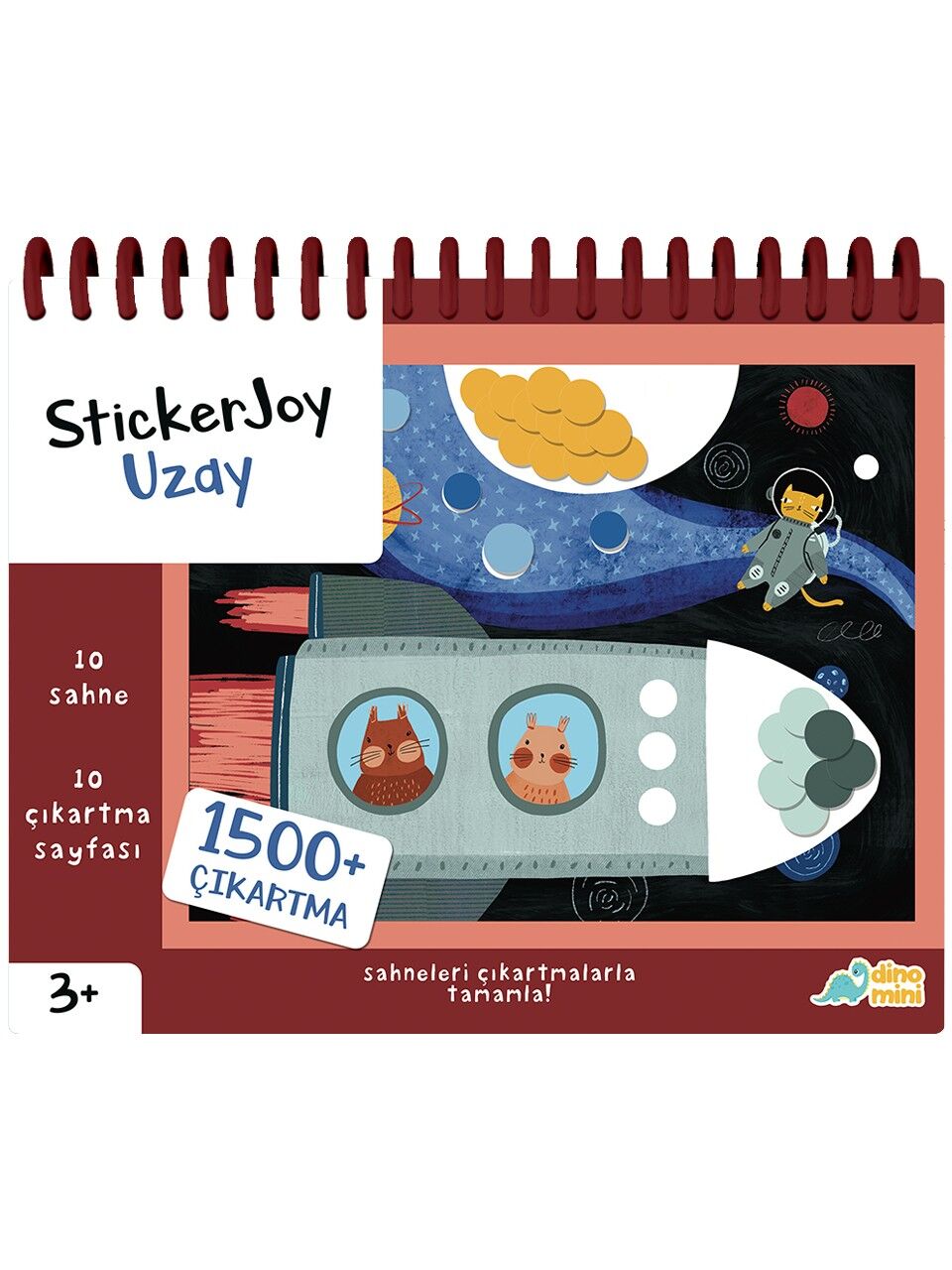 Stickerjoy Uzay Sahneyi Çıkartmalarla Tamamla! Çıkartma Kitabı