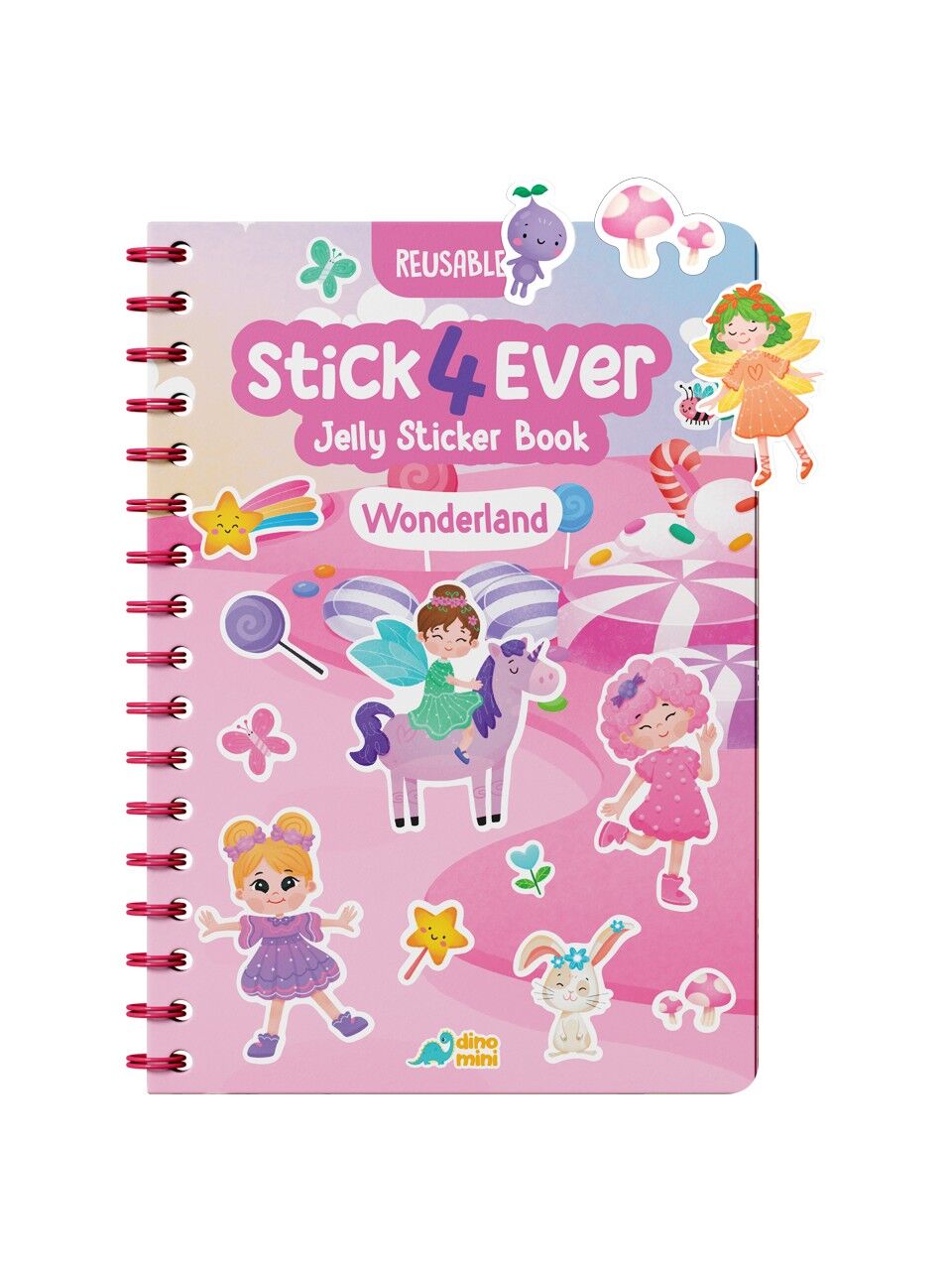 Stick4ever - Wonderland Tak Çıkar Jelly Sticker Kitabı