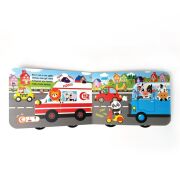 Oyuncak Kitap - Ambulans (Gerçek Tekerlekli)