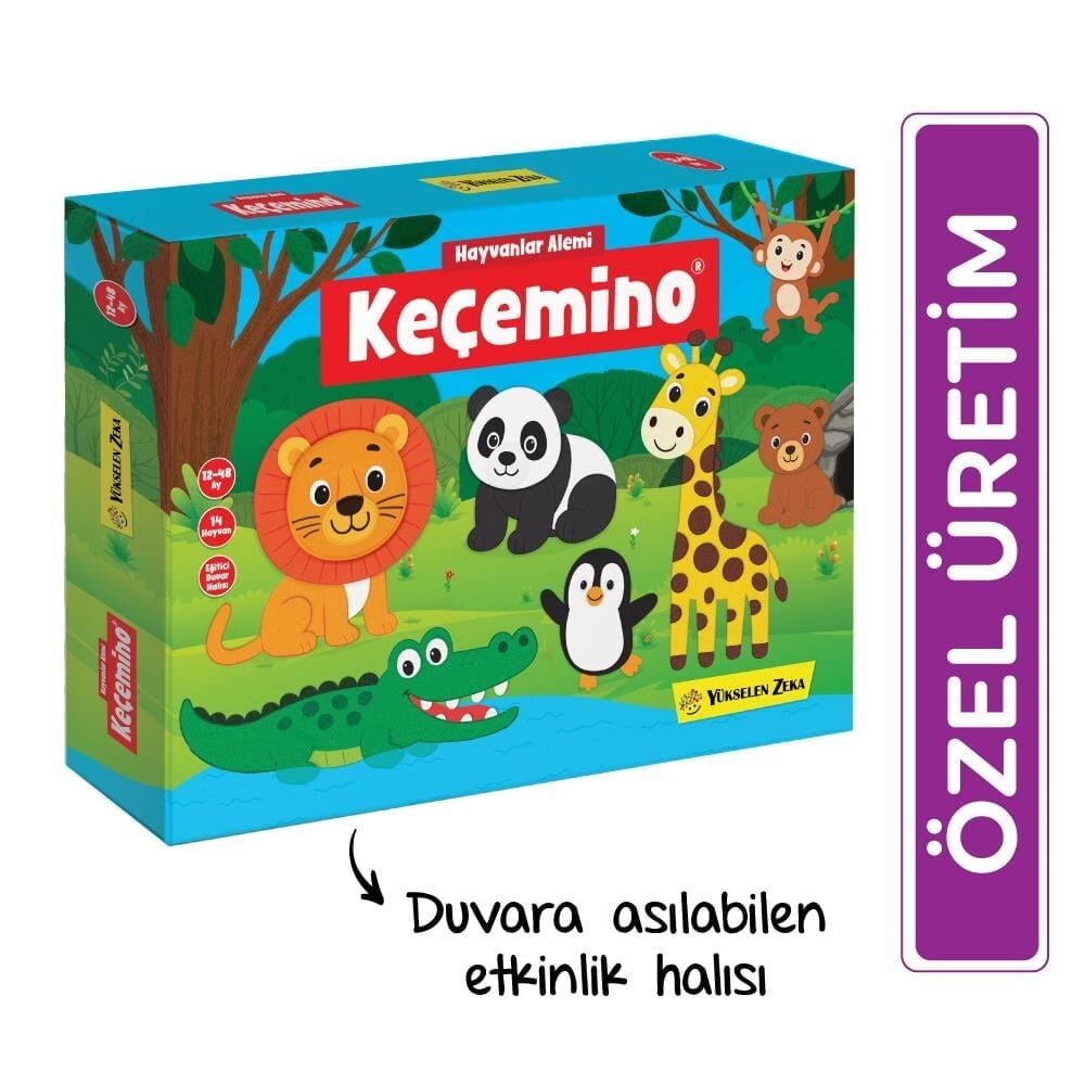 KEÇEMİNO ETKİNLİK HALISI -HAYVANLAR ALEMİ