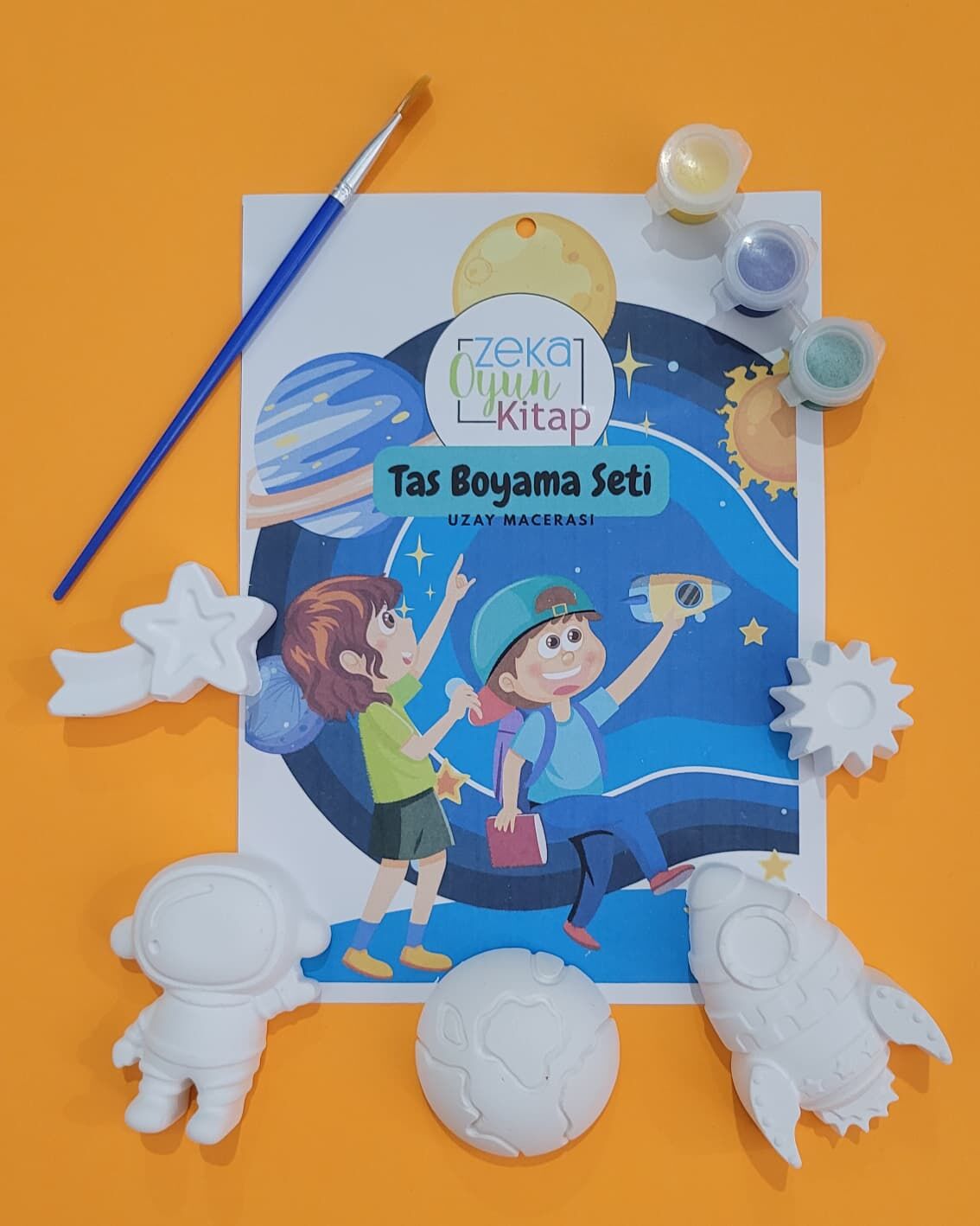 TAŞ BOYAMA UZAY SETİ