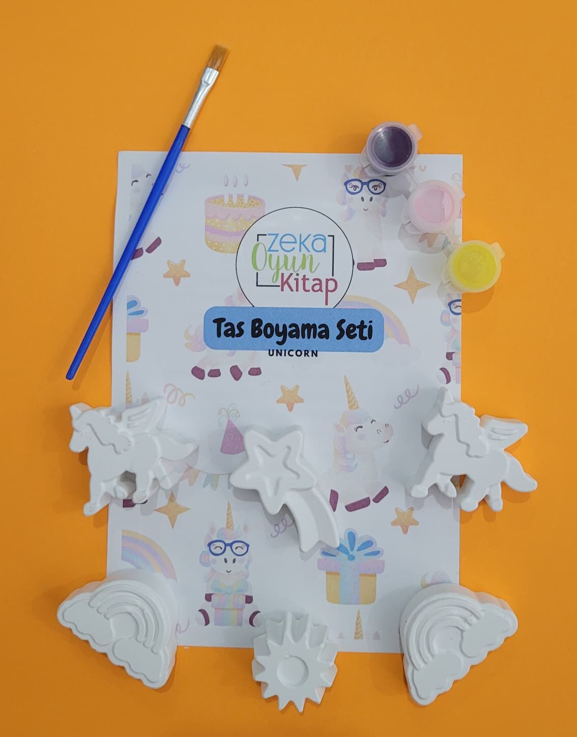 TAŞ BOYAMA UNİCORN SETİ